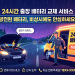 서울특별시 구로구 자동차 배터리 방전 시 대처법: 요금, 종류 확인, 긴급 출동 가이드