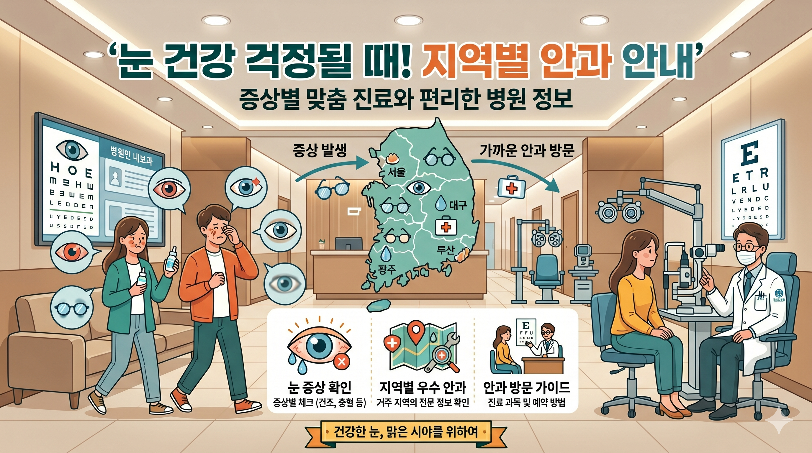노원구 안과 질환 및 시력 교정술 추천 가이드: 라식, 백내장, 안구건조증