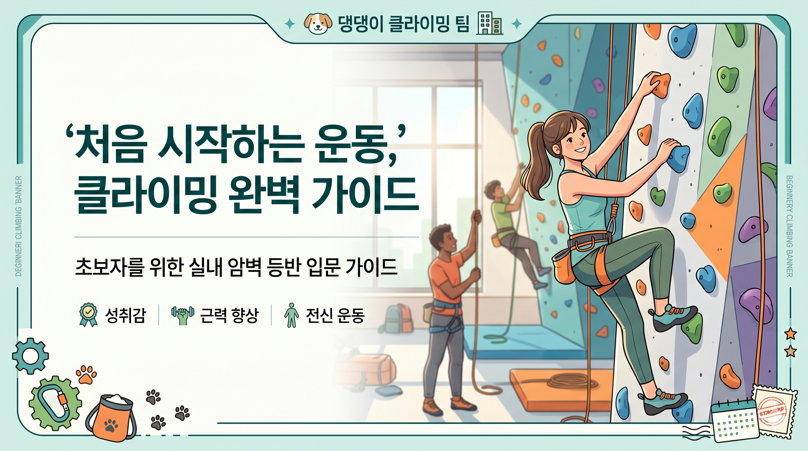 초보자를 위한 실내 클라이밍 가이드 및 강동구 암장 추천