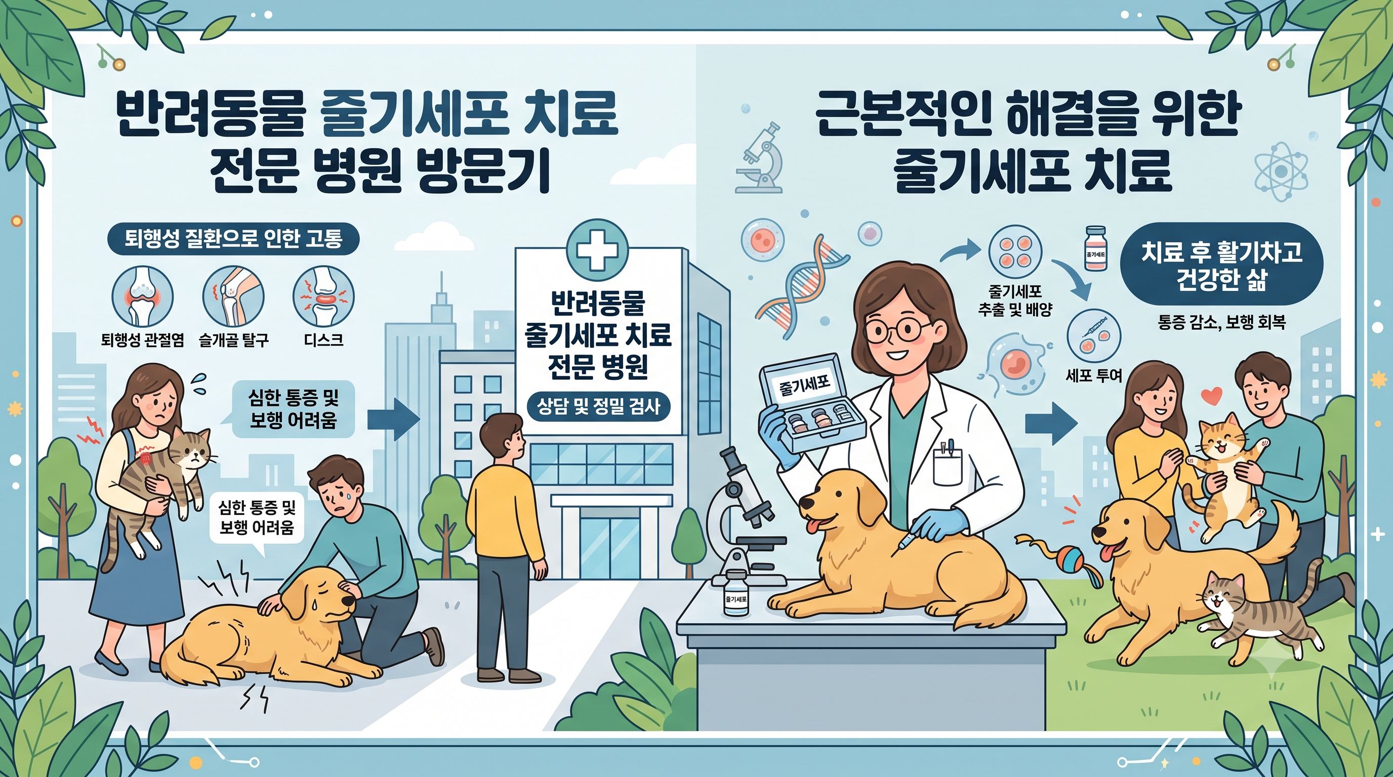 수술 불가 노령견의 희망! 서울 관악구 줄기세포 치료 동물병원 솔직 후기