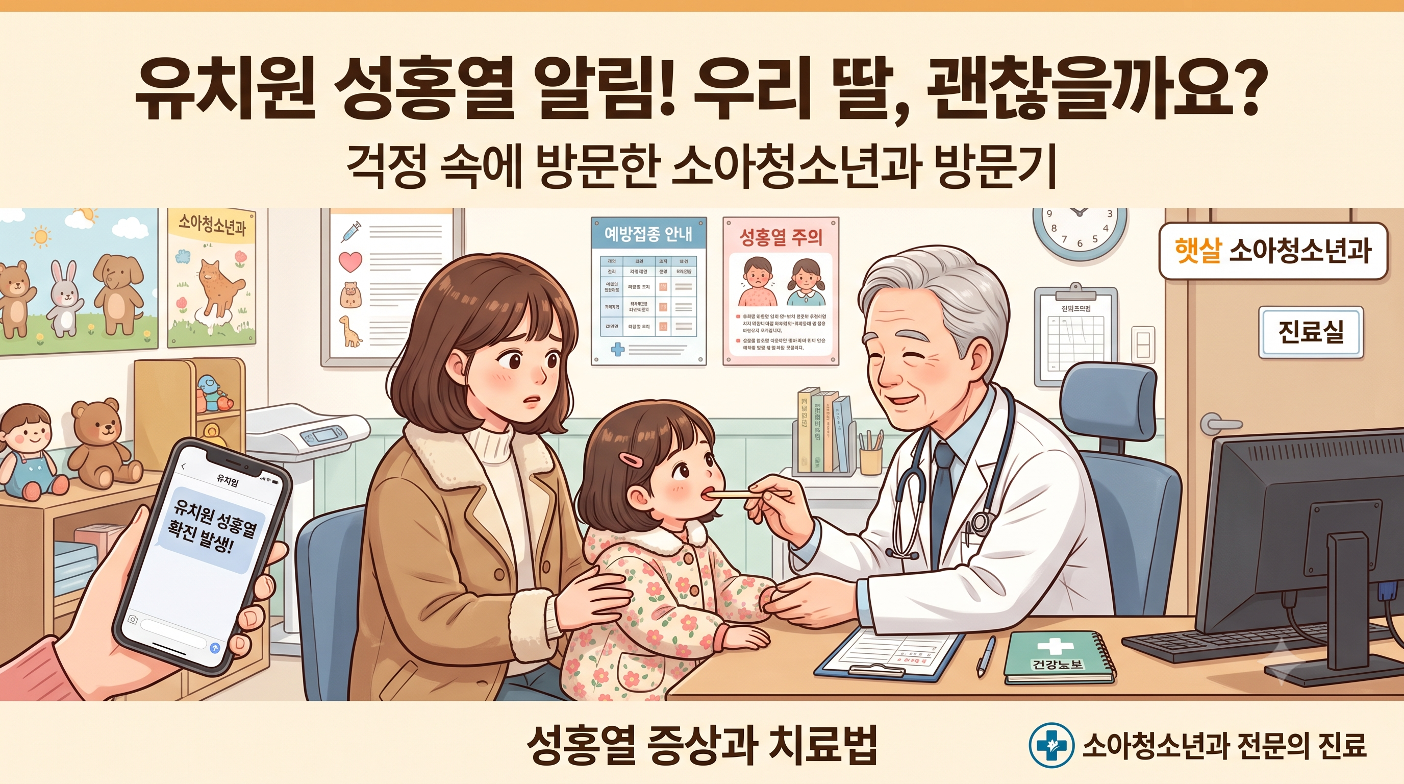 강남맘 필독! 유치원 비상! 딸기혀와 붉은 발진, 성홍열 초기증상 및 소아청소년과 대처 가이드