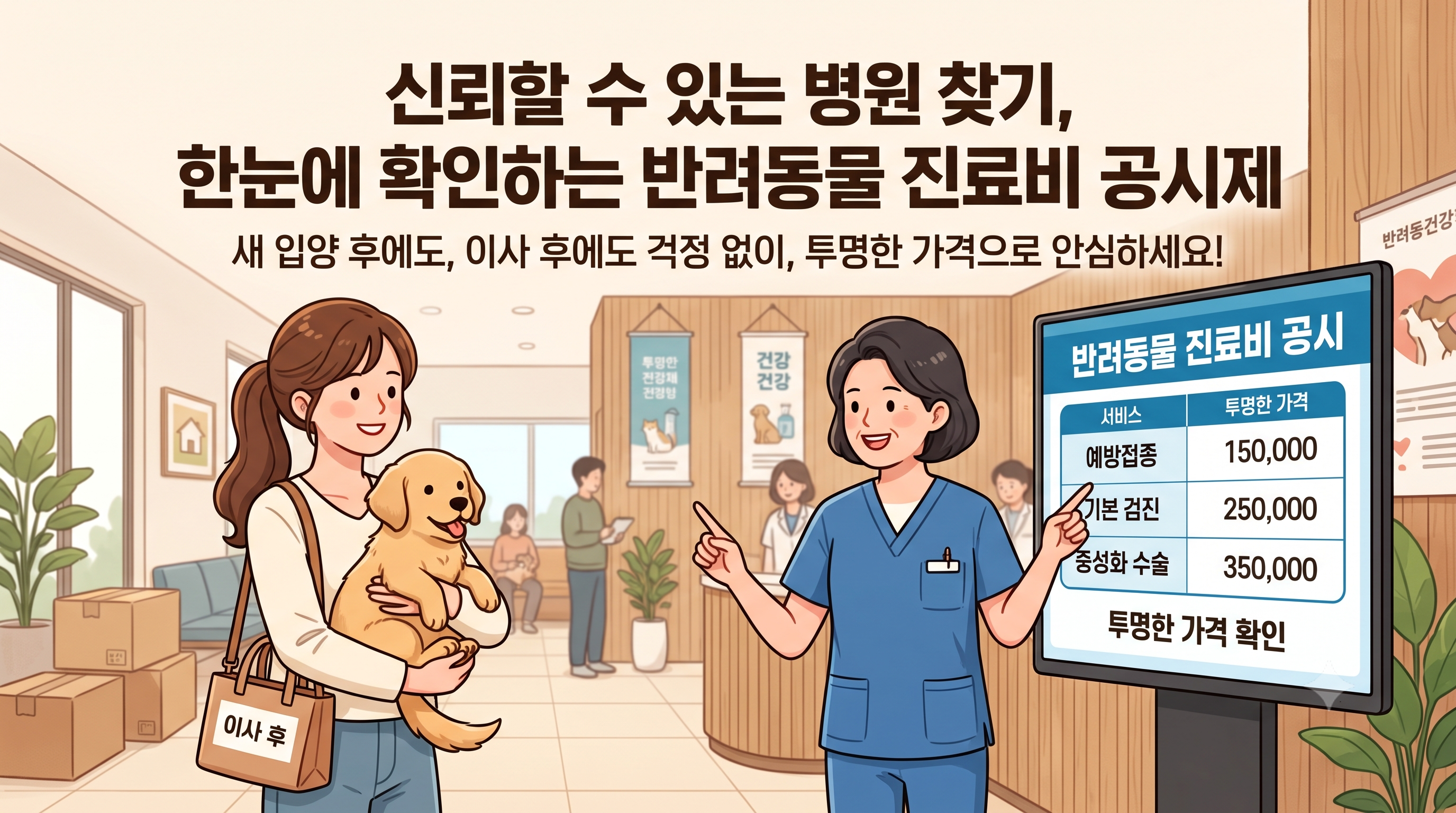 강서구 동물병원 바가지 요금 이제 그만! 동물보호관리시스템 진료비 공시 조회 후기