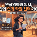 강북구 연기학원: 합격률 & 명문대 출신 강사진 분석