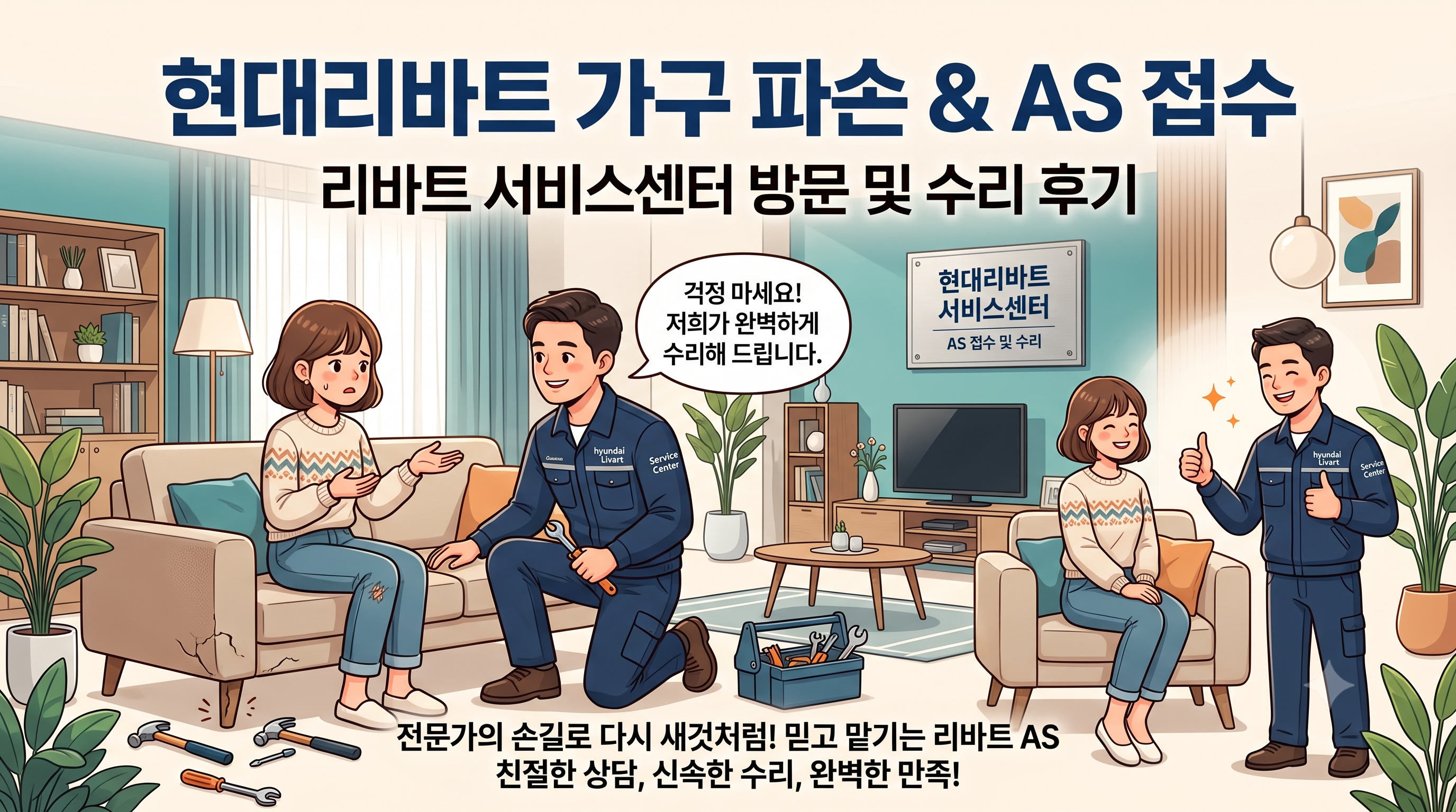 이사 걱정 끝! 강북구 현대리바트 가구 A/S 접수 및 이전 설치 완벽 가이드