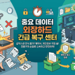 강남구 외장하드 복구: ‘포맷’ 경고 뜬 긴급 데이터 복구 센터 완전 정복