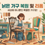 서울 금천구 낡은 가구 복원 및 리폼 전문가 가이드: 새것처럼 되살리기