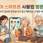 부모님께 드리는 최고의 선물: 서울 강남구 시니어 스마트폰 방문 교육으로 열어드리는 편리한 디지털 세상