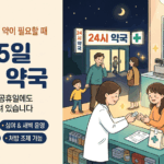 늦은 밤이나 새벽에 갑자기 약이 필요할 때, 용인시 기흥구 24시 약국 가이드